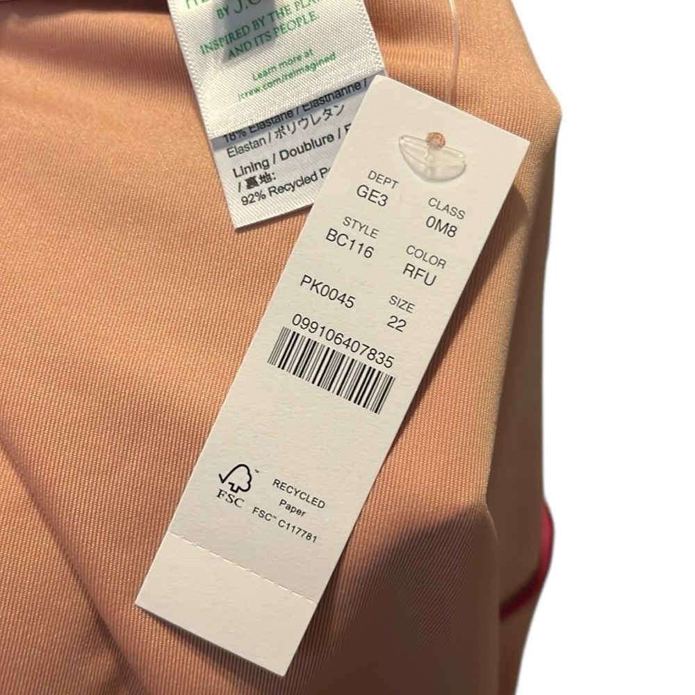 J. Crew Pink Women's One Piece Swimsuit - Picture 11 of 11